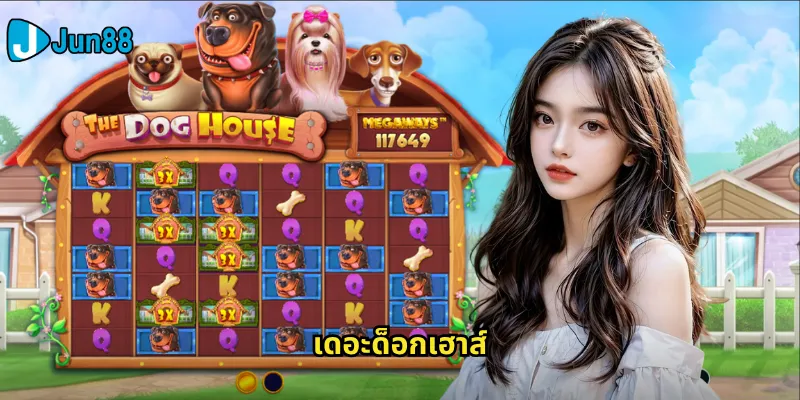 เดอะด็อกเฮาส์ Jun88: เกมสล็อตธีมสุนัขน่ารักที่มาพร้อมรางวัลใหญ่ 4 เดอะด็อกเฮาส์