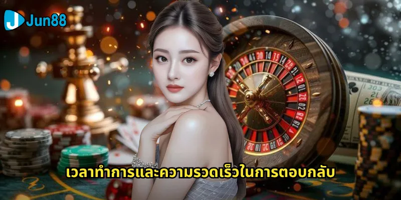 เวลาทำการและความรวดเร็วในการตอบกลับ